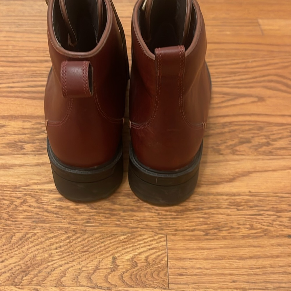 Cole Haan Briana Grand Lace-Up Leather Hiker Boots Ch Woodbury size 10. - Picture 3 of 8
